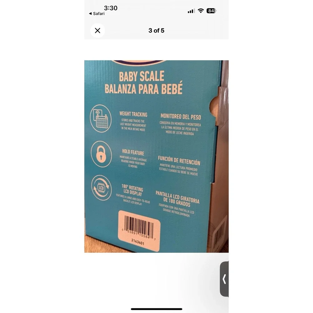 Graco Baby + Pet‎ Scale Digital LCD Weight Scale - Brand New - Wellness Health